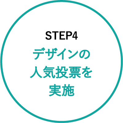 STEP4 デザインの人気投票を実施